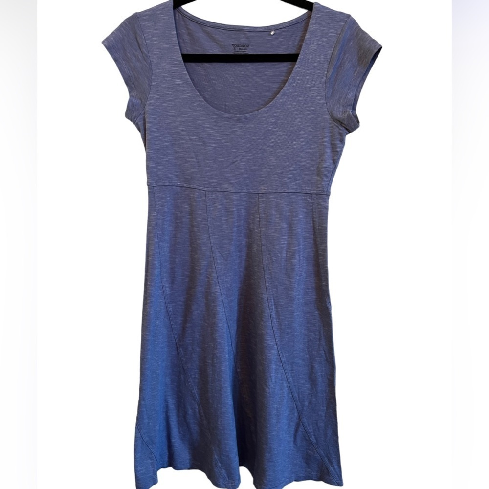 Toad&Co Organic Cotton Blend Blue Dress Size XS